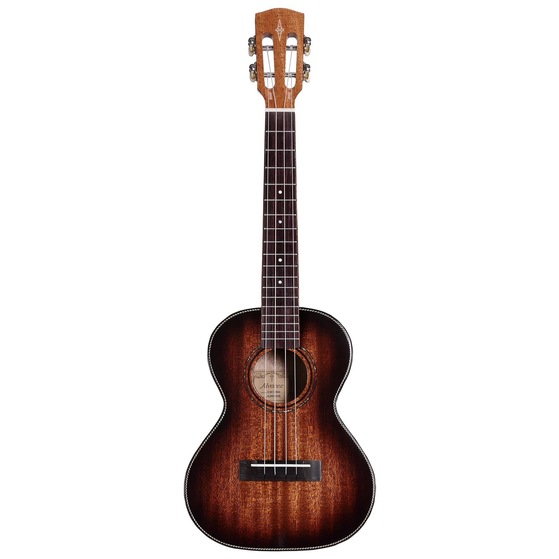 ALVAREZ AU66TSHB ARTIST UKULELE MAHOGANY TENOR SHADOWBURST FINISH