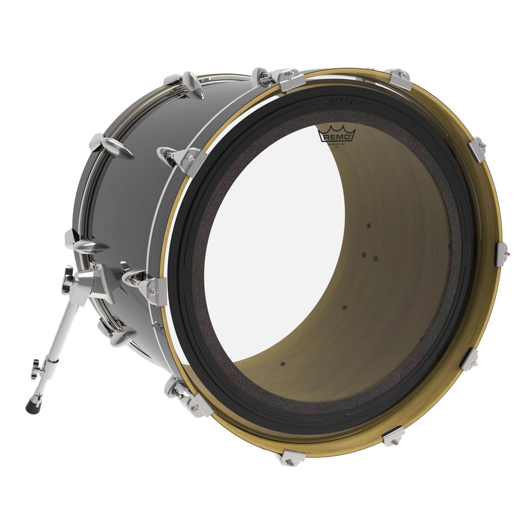 Peau De Grosse Caisse Evans G1 Transparente - 22 Pouces - 1 Pli - Film Polyester 10 Mil - Pour Batterie Acoustique