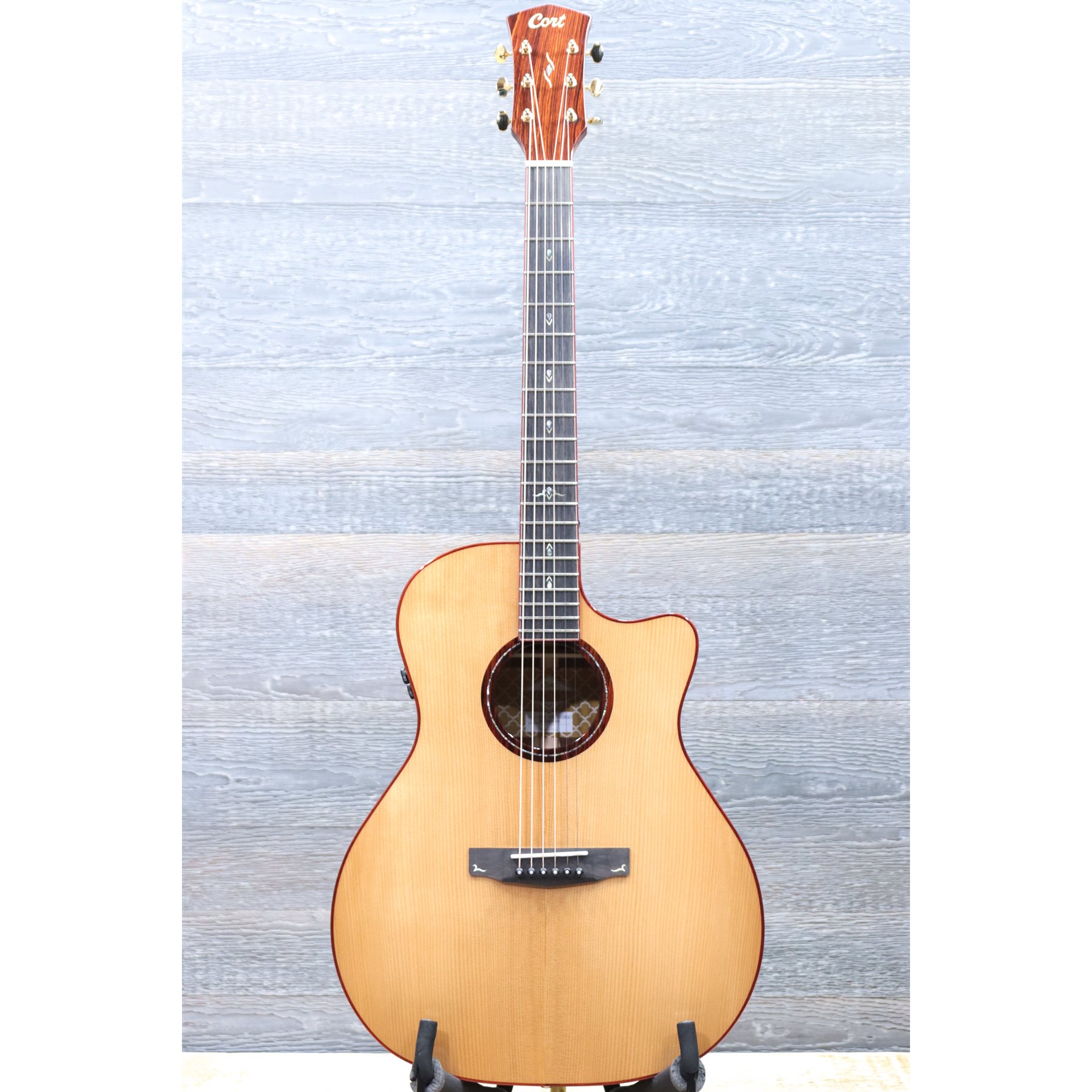 CORT GOLD-A10 COCOBOLO TORREFIED SPRUCE TOP ACOUSTIC ELECTRIC