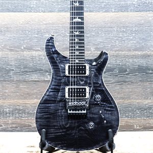 PRS CUSTOM 24 "FLOYD" PATTERN THIN NECK SHAPE GRAY BLACK ELECTRIC GUITAR W/CASE