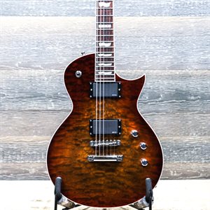 ESP STANDARD ECLIPSE-IIQM ACSB AMBER CHERRY BURST ELECTRIC GUITAR W/CASE
