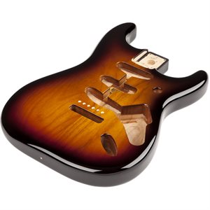 FENDER CLASSIC SERIES 60'S STRATOCASTER® SSS ALDER BODY VINTAGE BRIDGE MOUNT 3-COLOR SUNBURST 0998003700
