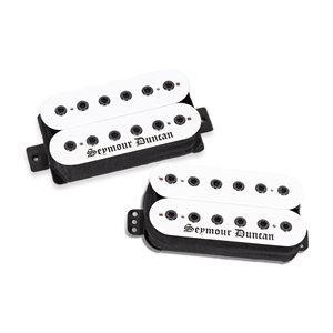 SEYMOUR DUNCAN SET BLACKENED BLACK WINTER TB WHITE
