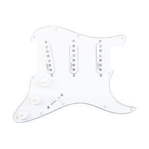 SEYMOUR DUNCAN HENDRIX VOODOO PICKGUARD ASSEMBLY WHITE