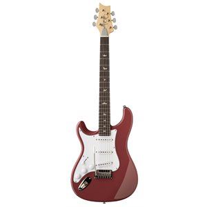 PRS SE SILVER SKY "LEFTY" DERBY RED