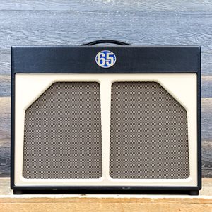 65 AMPS BLUE LINE 2X12 CABINET CELESTION G12H30 / ALNICO GOLD