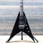 JACKSON KV3 KING V BLACK WITH ORIGINAL FLOYD ROSE BRIDGE ELECTRIC GUITAR AVEC ÉTUI SOUPLE