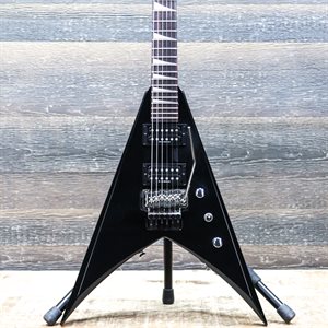 JACKSON KV3 KING V BLACK WITH ORIGINAL FLOYD ROSE BRIDGE ELECTRIC GUITAR W/BAG