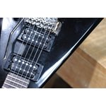 JACKSON KV3 KING V BLACK WITH ORIGINAL FLOYD ROSE BRIDGE ELECTRIC GUITAR AVEC ÉTUI SOUPLE