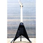JACKSON KV3 KING V BLACK WITH ORIGINAL FLOYD ROSE BRIDGE ELECTRIC GUITAR AVEC ÉTUI SOUPLE