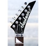 JACKSON KV3 KING V BLACK WITH ORIGINAL FLOYD ROSE BRIDGE ELECTRIC GUITAR AVEC ÉTUI SOUPLE