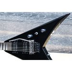JACKSON KV3 KING V BLACK WITH ORIGINAL FLOYD ROSE BRIDGE ELECTRIC GUITAR AVEC ÉTUI SOUPLE