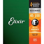 ELIXIR NANOWEB 14502 LIGHT ACOUSTIC BASS, 45-100