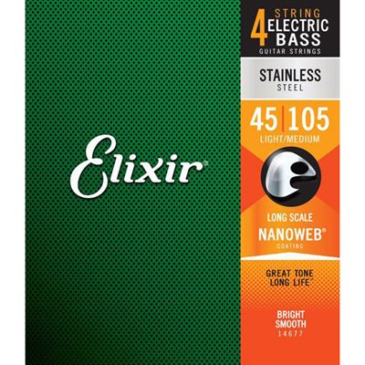 ELIXIR NANOWEB LIGHT STAINLESS 045-100 ELIXIR NANOWEB LIGHT STAINLESS 045-100