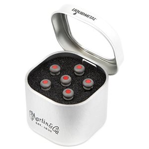 LUXE BY MARTIN BRIDGE PINS (TURKISH EMERY/DARK GRAY WITH RED INLAY) – 18APP0005
