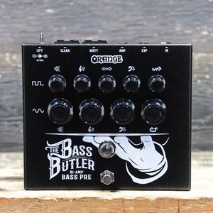 ORANGE BASS BUTLER BASS & GUITAR CHANNELS BI-AMP BASS PREAMP EFFECT PEDAL AVEC BOITE