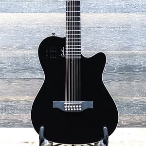 GODIN A12 BLACK HG "B-STOCK" 12-STRING ELECTRO-ACOUSTIC GUITAR W/BAG #22064107