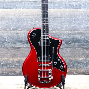 DUESENBERG JULIETTA BARITONE CATALINA RED SOLID ALDER BODY ELECTRIC GUITAR W/BAG