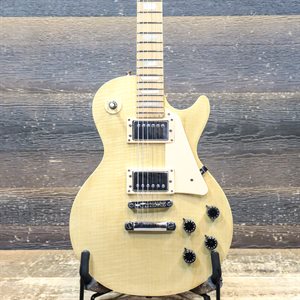 UNIVOX DELUXE LES PAUL COPY MAPLE FINGERBOARD NATURAL AVEC ÉTUI RIGIDE #140462