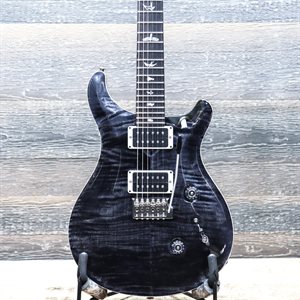 PRS CUSTOM 24 PATTERN THIN NECK SHAPE 85/15 PICKUPS GRAY BLACK GUITARE ÉLECTRIQUE AVEC ÉTUI