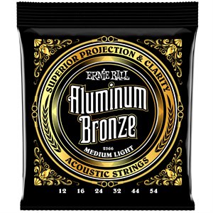 ERNIE BALL 2566 MEDIUM LIGHT ALUMINUM BRONZE - 12-54
