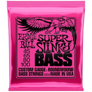 ERNIE BALL 2834 SUPER SLINKY NICKEL WOUND - 45-100