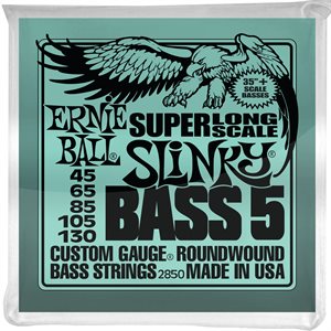ERNIE BALL 2850 BASS 5 SLINKY SUPER LONG SCALE - 45-130