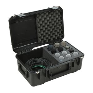 SKB 3I-2011-MC12 ISERIES CASE AVEC FOAM 12 MICS W/STORAGE