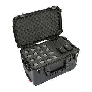 SKB 3I-221312WMC ISERIES CASE 16 WIRELESS MICS AVEC ROUES