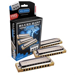 HOHNER BLUES HARP PRO PACK G A C