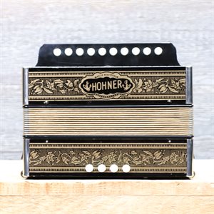 HOHNER VIENNA 1-ROW 4-BASS 10-TREBLE BUTTON "C" ACCORDÉON DIATONIQUE - ALLEMAGNE