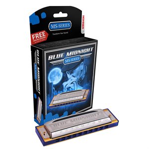 HOHNER BLUE MIDNIGHT 595BX-C DIATONIC, KEY OF C
