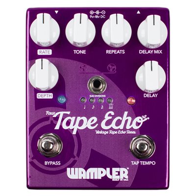 WAMPLER PEDALS FAUX TAPE ECHO DELAY WAMPLER PEDALS FAUX TAPE ECHO DELAY