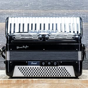 PALMER HUGHES MODEL GRAND 120-BASS 14-KEY 7-TREBLE SWITCH PIANO ACCORDION W/CASE
