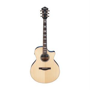 IBANEZ AE390NTA NATURAL HIGH GLOSS AQUA BLUE