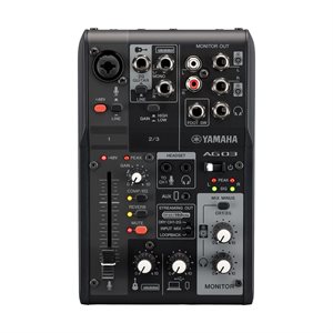 YAMAHA AG03MK2 B, BLACK