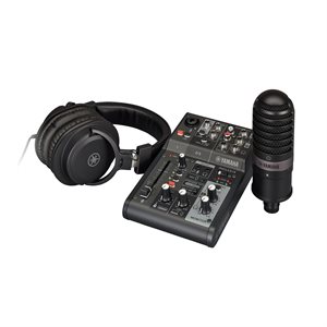YAMAHA AG03MK2 B LSPK PACK