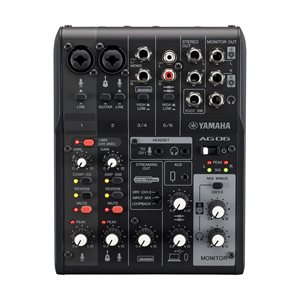 YAMAHA AG06MK2 B, BLACK