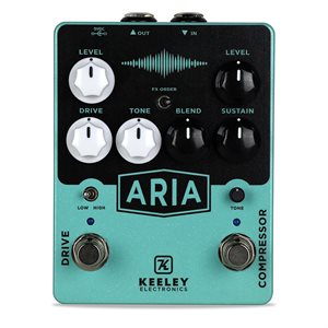 KEELEY ARIA OVERDRIVE AND COMPRESSOR
