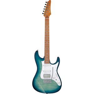 IBANEZ AZ22S1F STANDARD TRANSPARENT TURQUOISE BURST