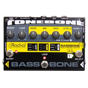 RADIAL ENGINEERING TONEBONE BASSBONE V2 BASS PREAMP & DI BOX R800 7071 00