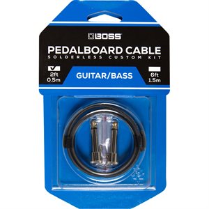 BOSS BCK-2 SOLDERLESS PEDALBOARD CABLE KIT 2FT – 2 CONNECTORS