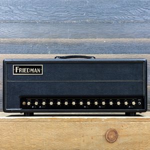 FRIEDMAN BE-100 DELUXE THREE-CHANNEL 100-WATT HAND-WIRED GUITAR AMPLIFIER HEAD