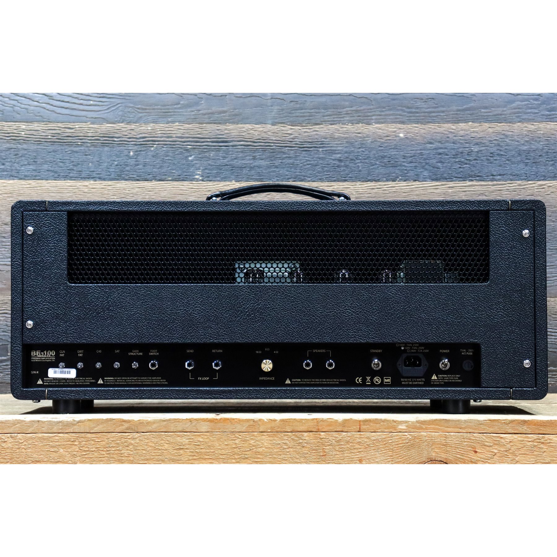 FRIEDMAN BE100 DELUXE THREECHANNEL 100WATT HANDWIRED GUITAR