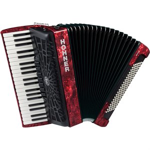 HOHNER BRAVO III 120 BASS PEARL RED