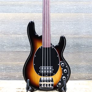 ERNIE BALL MUSIC MAN PINO PALLADINO STINGRAY BASS 79 BURST FRETLESS BASSE ÉLECTRIQUE