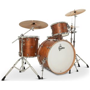 GRETSCH CATALINA CLUB ENSEMBLE DE FÛTS 4 MORCEAUX 13/16/24/6.5X14SN SATIN WALNUT GLAZE