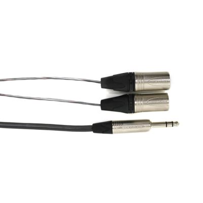 DIGIFLEX CIN-1S-2MX-3 INSERT CABLE 1/4 TRS À 2X XLR M, 3 PIEDS DIGIFLEX CIN-1S-2MX-3 INSERT CABLE 1/4 TRS À 2X XLR M, 3 PIEDS