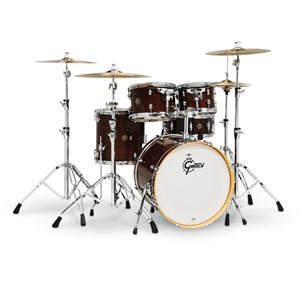 GRETSCH CATALINA MAPLE CM1-E605-WG 5 MORCEAUX SHELL PACK WALNUT GLAZE