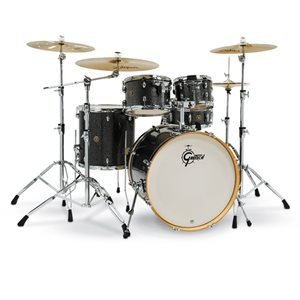 GRETSCH CATALINA MAPLE CM1-E825-BS 5 MORCEAUX SHELL PACK BLACK STARDUST